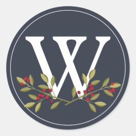 Adesivo Redondo Berry Felry Christmas Envelope Seal