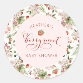 Adesivo Redondo Berry Sweet Sticker