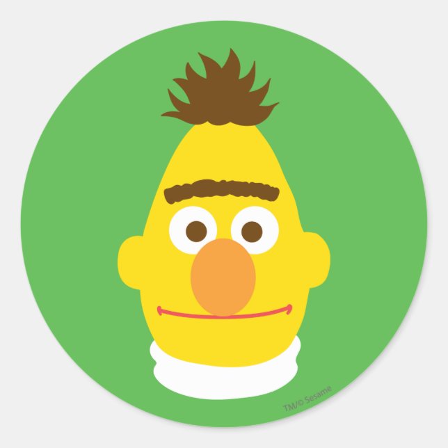 Adesivo Redondo Bert Face (Frente)