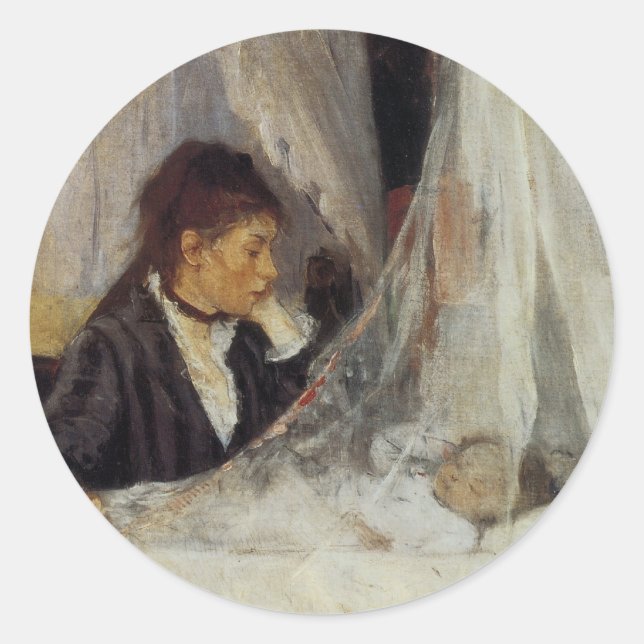 Adesivo Redondo Berthe Morisot (Frente)