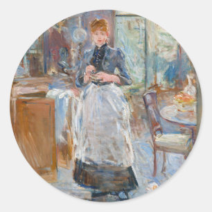 Adesivo Redondo Berthe Morisot - Na Sala De Jantar