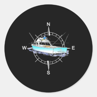 Adesivo Redondo Bertram 31 Impresso Na Parte Traseira