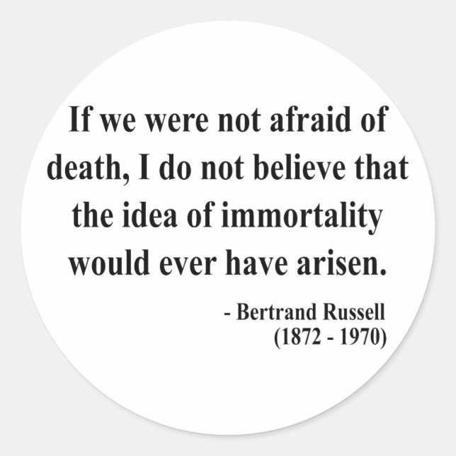 Adesivo Redondo Bertrand Russell Cote 1a (Frente)