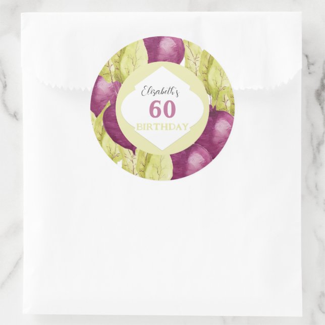 Adesivo Redondo Besouros Aquáticos Personalizados (Bolsa)