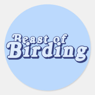 Adesivo Redondo Besta de Aves