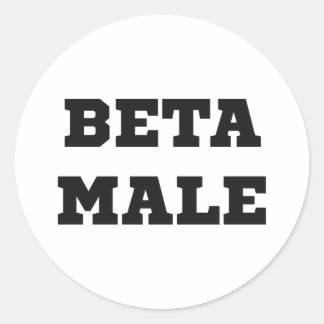 Adesivo Redondo Beta homem