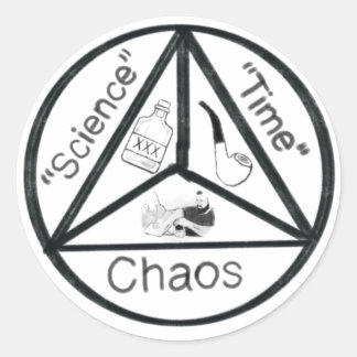 Adesivo Redondo Bets Bourbon Research Group Logo Sticker