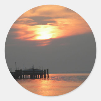 Adesivo Redondo Betterton Beach