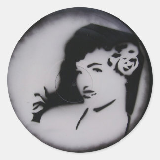 Adesivo Redondo bettie page.JPG