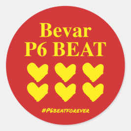 Adesivo Redondo Bevar P6 BEAT