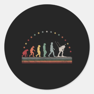 Adesivo Redondo Biathlon Evolution Retro Ski Hob