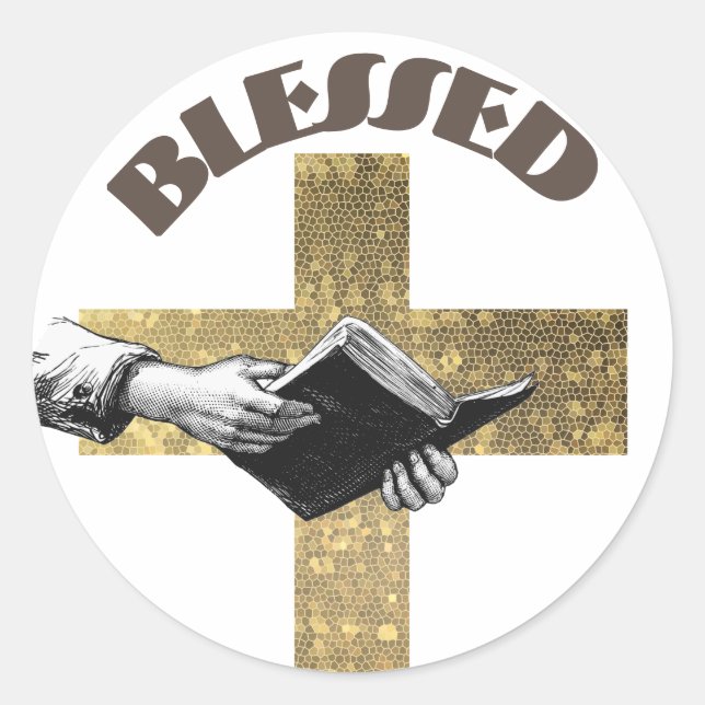 Adesivo Redondo Bíblia (Frente)