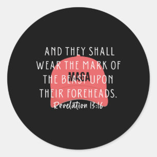 Adesivo Redondo Bíblia Anti-Tremor Verso E Vestem O Mar