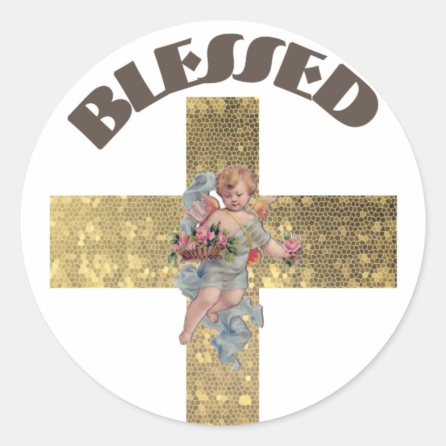 Adesivo Redondo Bíblia Classic Round Sticker (Frente)