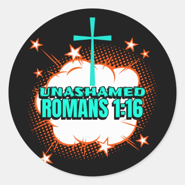 Adesivo Redondo Bíblia Verso (Frente)