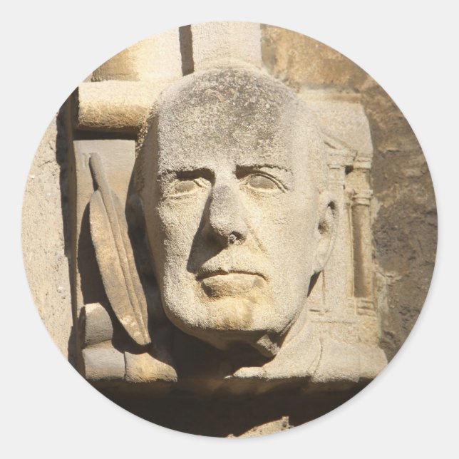 Adesivo Redondo Biblioteca Bodleian Oxford (Frente)