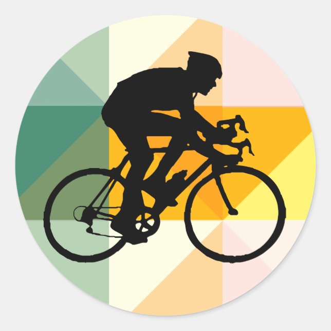 Adesivo Redondo Bicicleta (Frente)