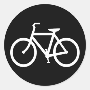 Adesivo Redondo Bicicleta