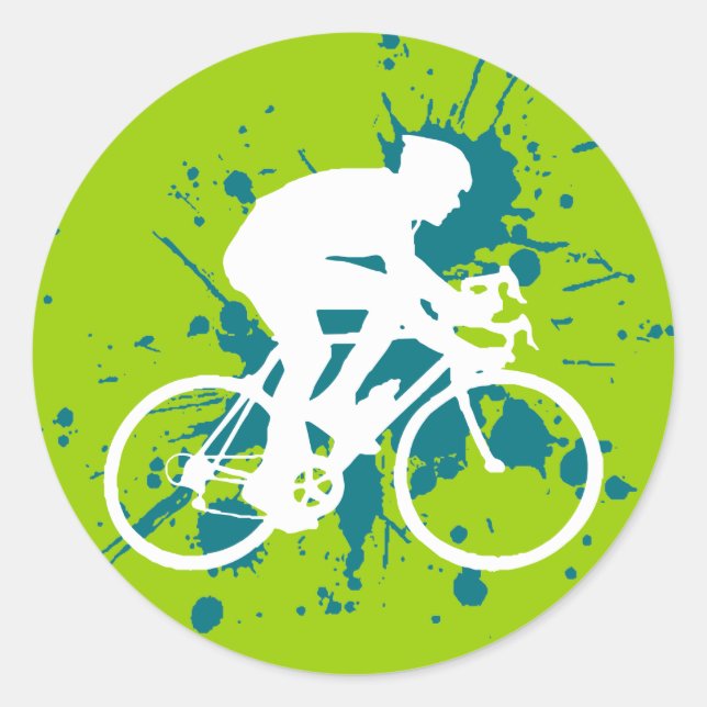Adesivo Redondo Bicicleta (Frente)