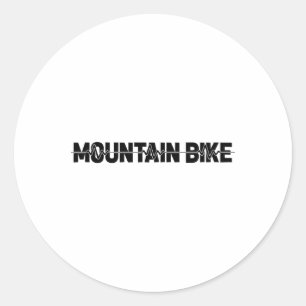 Adesivo Redondo Bicicleta de Montanha - Ciclista Ciclismo Mtb Ekg