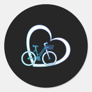 Adesivo Redondo Bicicleta de Montanha Legal Presente para Adolesce