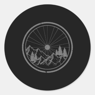 Adesivo Redondo Bicicleta De Montanha Mtb Ciclismo Ciclismo Downhi