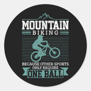 Adesivo Redondo Bicicleta de Montanha Mtb Ciclismo Downhill Bicicl