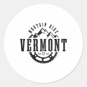 Adesivo Redondo Bicicleta de Montanha Vermont Mtb Ciclismo Downhil