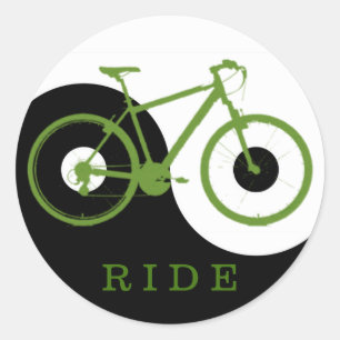 Adesivo Redondo bicicleta legal. bicicleta. assunto de bicicleta