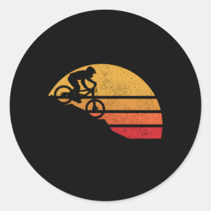 Adesivo Redondo Bicicleta Montanha Mtb Descida Bicicleta Bicicleta