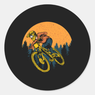 Adesivo Redondo Bicicleta Mtb Ciclismo E Ciclismo De Montanha Cicl