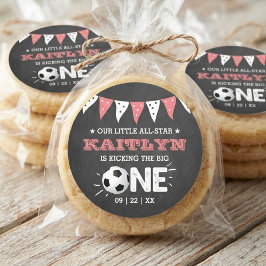 Adesivo Redondo Bicking O Grande | primeiro aniversario de futebol