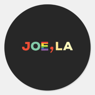 Adesivo Redondo Biden Comma La Kamala Harris Funny Orgulho gay Rai