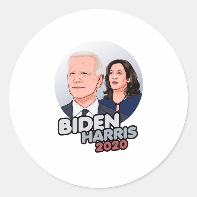 ADESIVO REDONDO BIDEN HARRIS - 2020 (Frente)