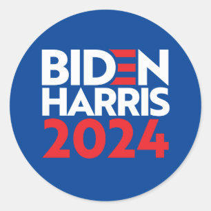 ADESIVO REDONDO BIDEN HARRIS 2024