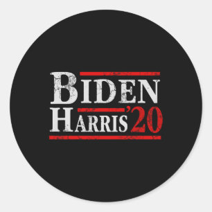 Adesivo Redondo Biden Kamala Harris 2020 Eleição Democrata Liberal