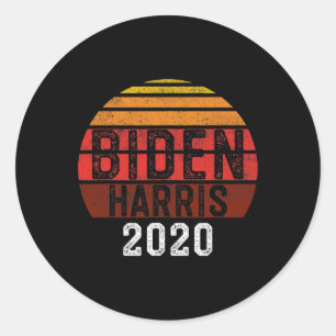 Adesivo Redondo Biden Kamala Harris 2020 Votação Democrata