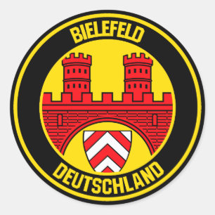 Adesivo Redondo Bielefeld Round Emblem