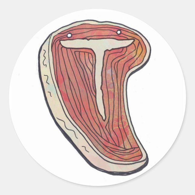 Adesivo Redondo bife (Frente)