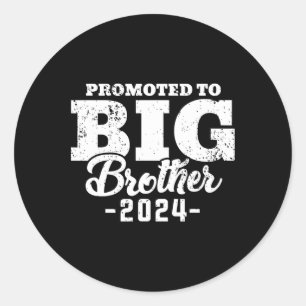 Adesivo Redondo Big Brother 2024 Para Anúncio de Gravidez de Toddl