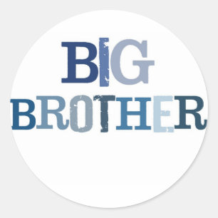 Adesivo Redondo Big Brother Stickers