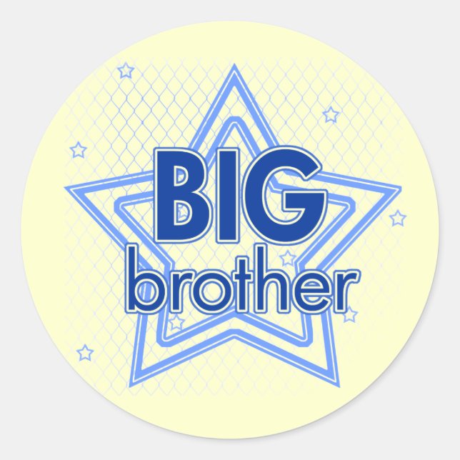 Adesivo Redondo Big Brother Stickers (Frente)