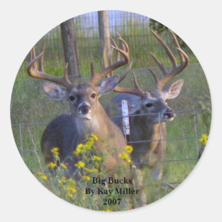 Adesivo Redondo Big BucksPor Kay Miller2007