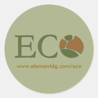 Adesivo Redondo big eco sitcker - Personalizado