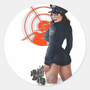 Adesivo Redondo Big Gun Sticker