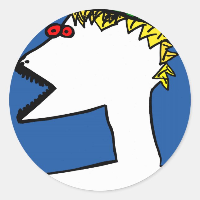 Adesivo Redondo Big Jim JHgrafics (Frente)