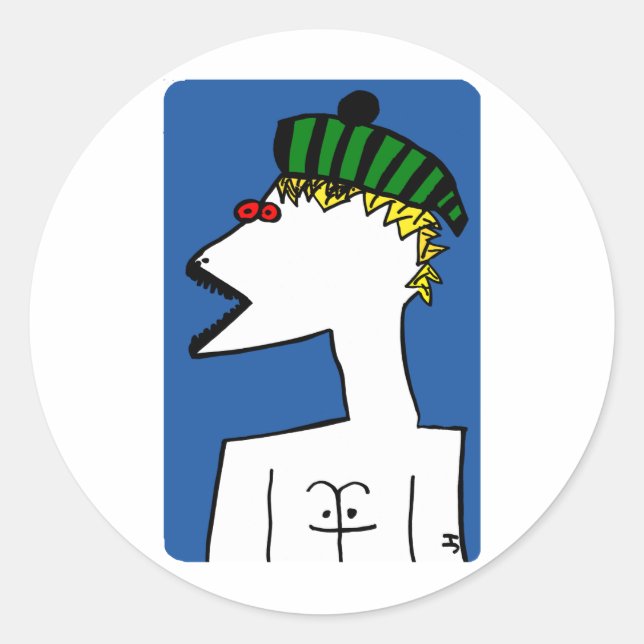 Adesivo Redondo Big Jim JHgrafics (Frente)