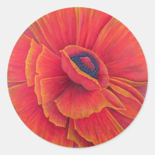 Adesivo Redondo Big Poppy 2003