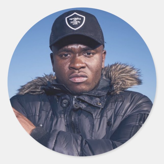 Adesivo Redondo Big Shaq Sticker (Frente)