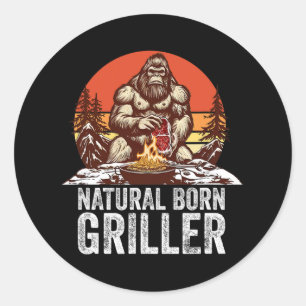 Adesivo Redondo Bigfoot Byrbeque